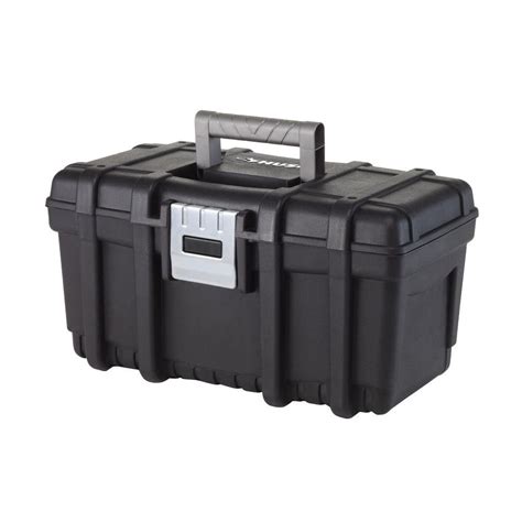 husky 16in tool box with metal latch|husky ball bearing tool box.